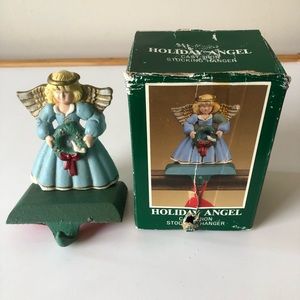 Midwest Importers of Cannon Falls Cast Iron Stocking Holder/Hanger - Angel